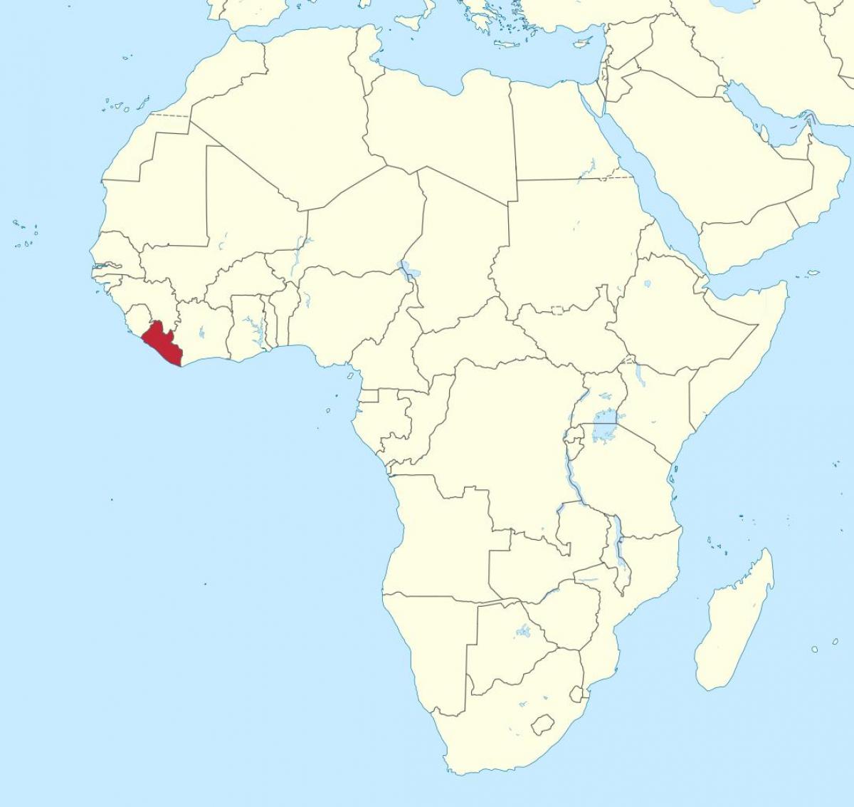 რუკა ლიბერიის რესპუბლიკა